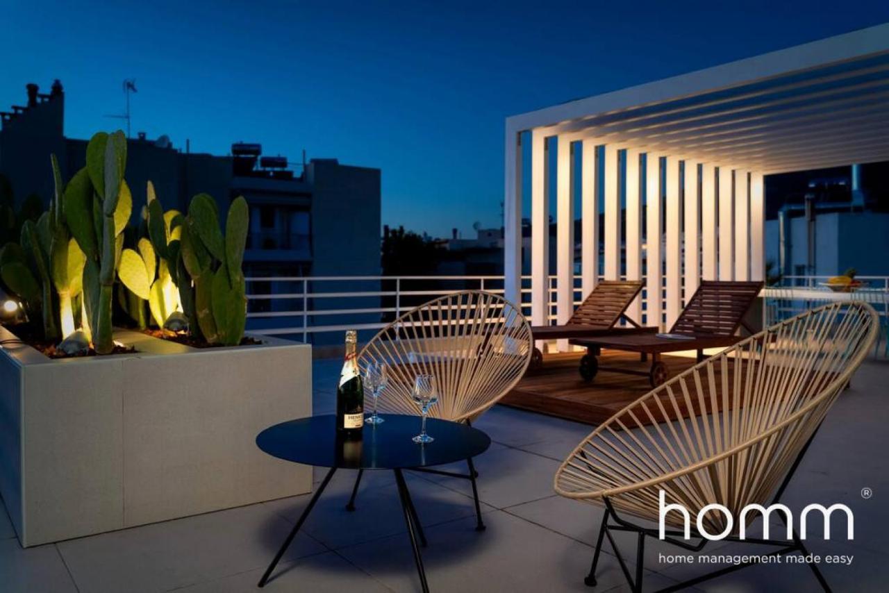 Brand New Homm Penthouse In Ano Glyfada, Dilou Apartment เอเธนส์ ภายนอก รูปภาพ