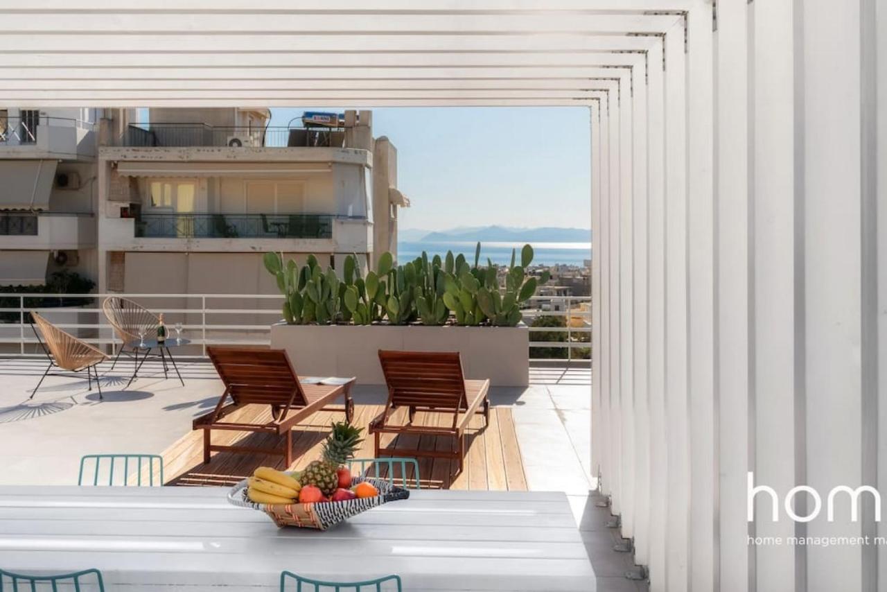 Brand New Homm Penthouse In Ano Glyfada, Dilou Apartment เอเธนส์ ภายนอก รูปภาพ