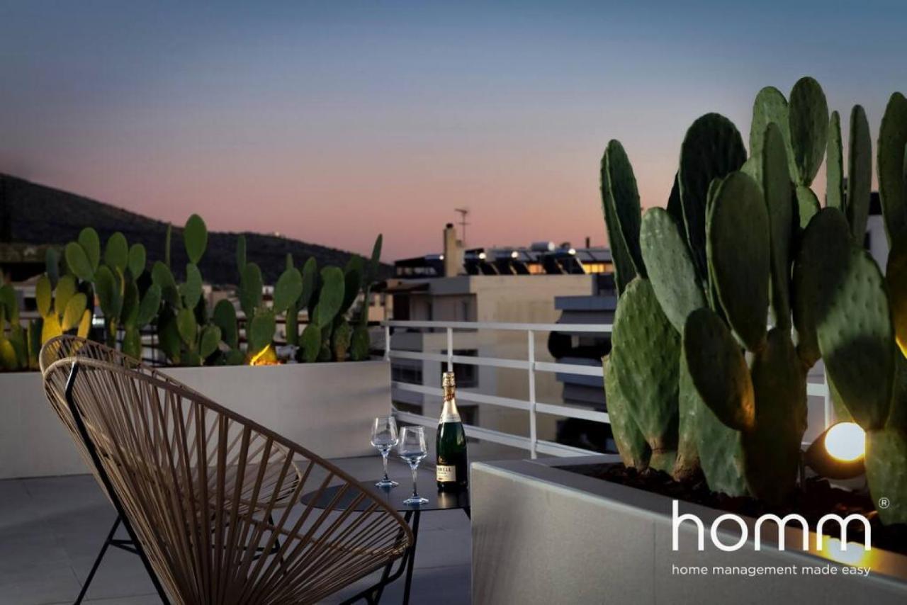 Brand New Homm Penthouse In Ano Glyfada, Dilou Apartment เอเธนส์ ภายนอก รูปภาพ