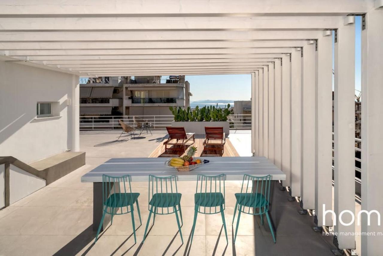 Brand New Homm Penthouse In Ano Glyfada, Dilou Apartment เอเธนส์ ภายนอก รูปภาพ