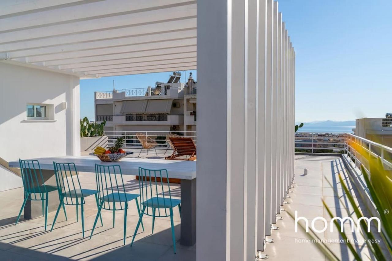 Brand New Homm Penthouse In Ano Glyfada, Dilou Apartment เอเธนส์ ภายนอก รูปภาพ