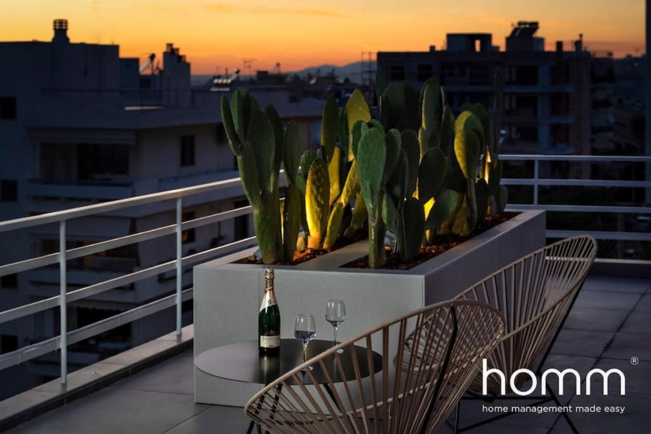 Brand New Homm Penthouse In Ano Glyfada, Dilou Apartment เอเธนส์ ภายนอก รูปภาพ