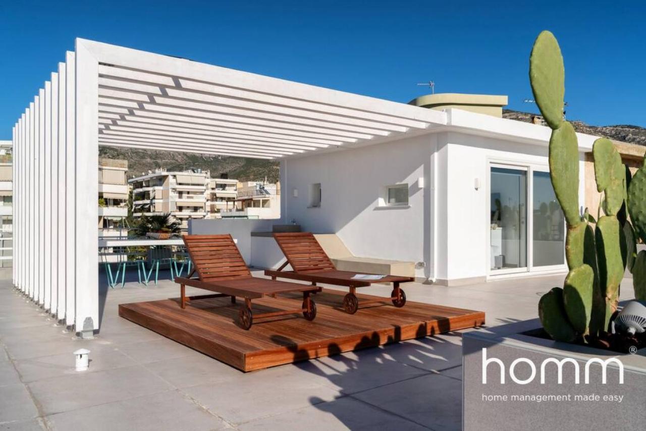 Brand New Homm Penthouse In Ano Glyfada, Dilou Apartment เอเธนส์ ภายนอก รูปภาพ