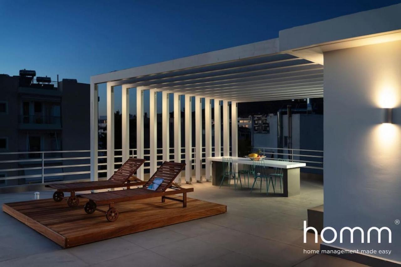 Brand New Homm Penthouse In Ano Glyfada, Dilou Apartment เอเธนส์ ภายนอก รูปภาพ