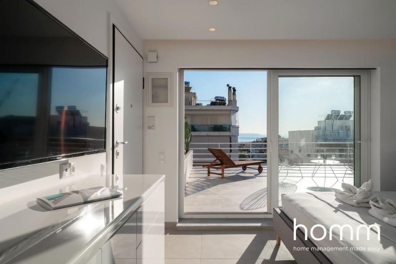 Brand New Homm Penthouse In Ano Glyfada, Dilou Apartment เอเธนส์ ภายนอก รูปภาพ