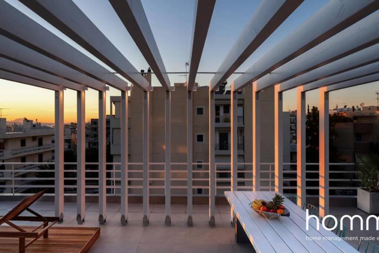 Brand New Homm Penthouse In Ano Glyfada, Dilou Apartment เอเธนส์ ภายนอก รูปภาพ