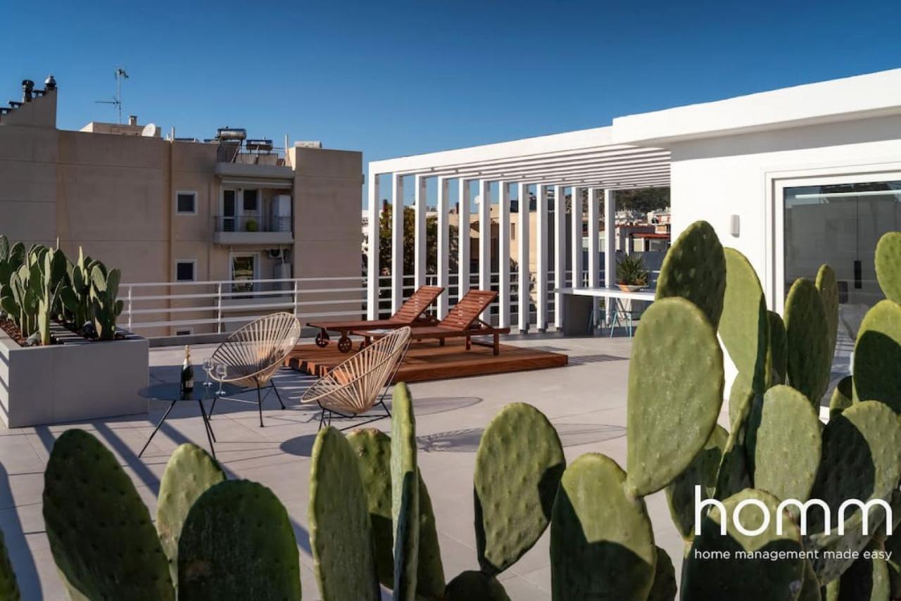 Brand New Homm Penthouse In Ano Glyfada, Dilou Apartment เอเธนส์ ภายนอก รูปภาพ